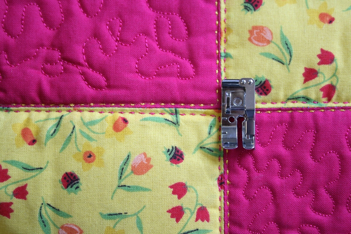 ELNA / JANOME 1/4 INCH-  Saum- und Geradstichfuss