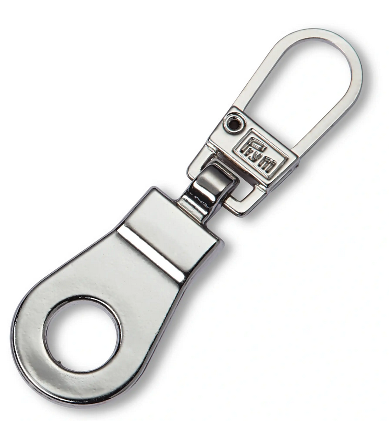 Fashion-Zipper Öse, silberfarbig