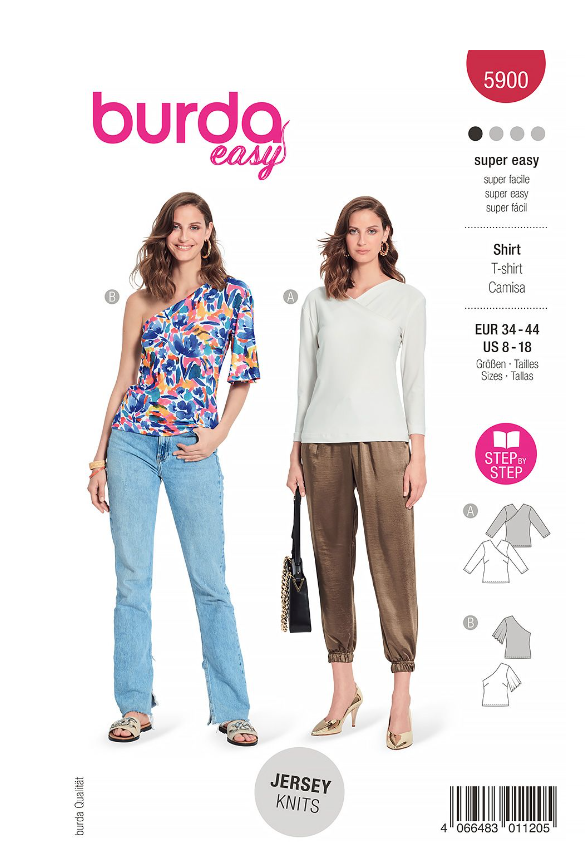 burda Schnitt 5900 "Figurbetonte Shirts"