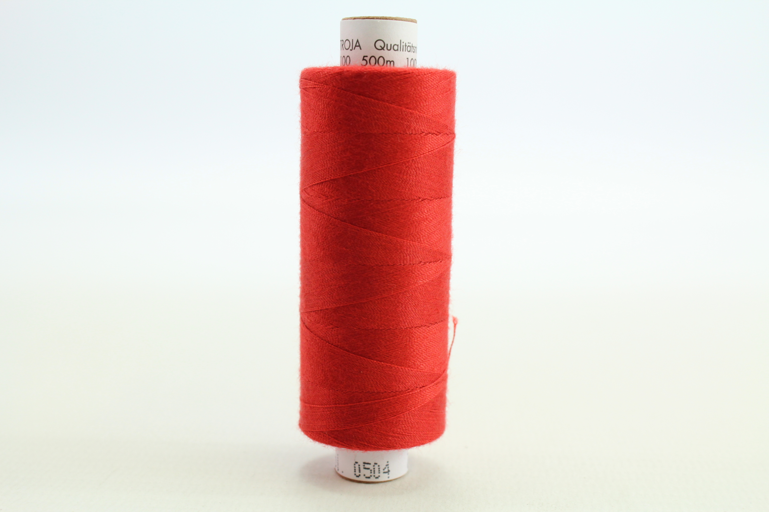 Troja 500M. in schöner Nähwelt Box (7er Set, gelb, rot, schwarz, weiss, rosé, blau, grau )