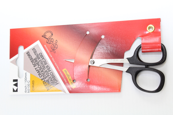 Kai Stickschere sehr fein 4 inch 100mm gebogen